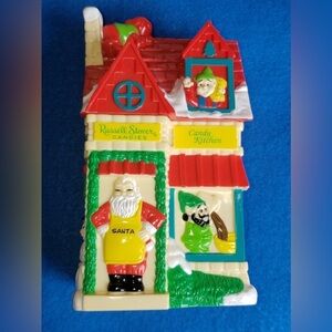 Vintage Russell Stover Candies Santa Candy Kitchen Plastic
Bank T29